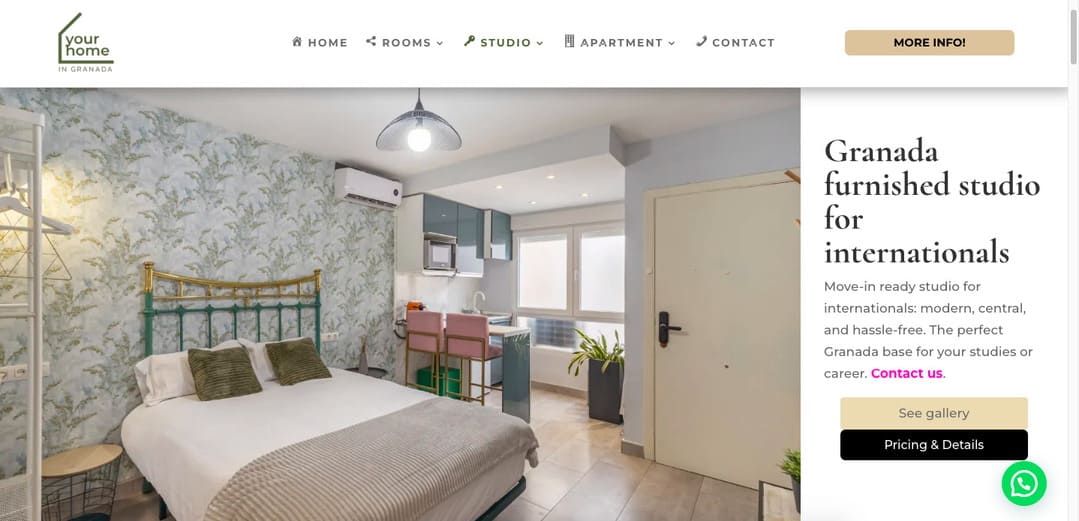 Diseño web alojamiento turístico España